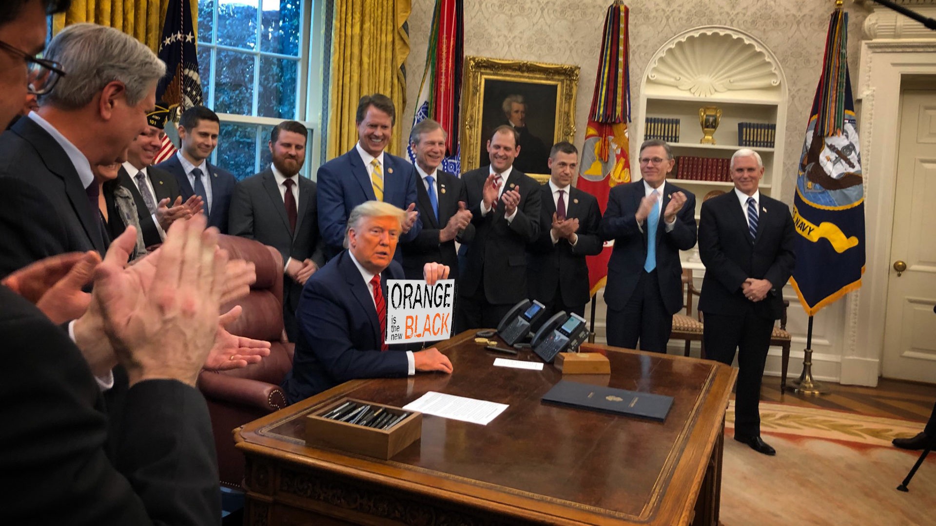 Trump-Orange is the new black