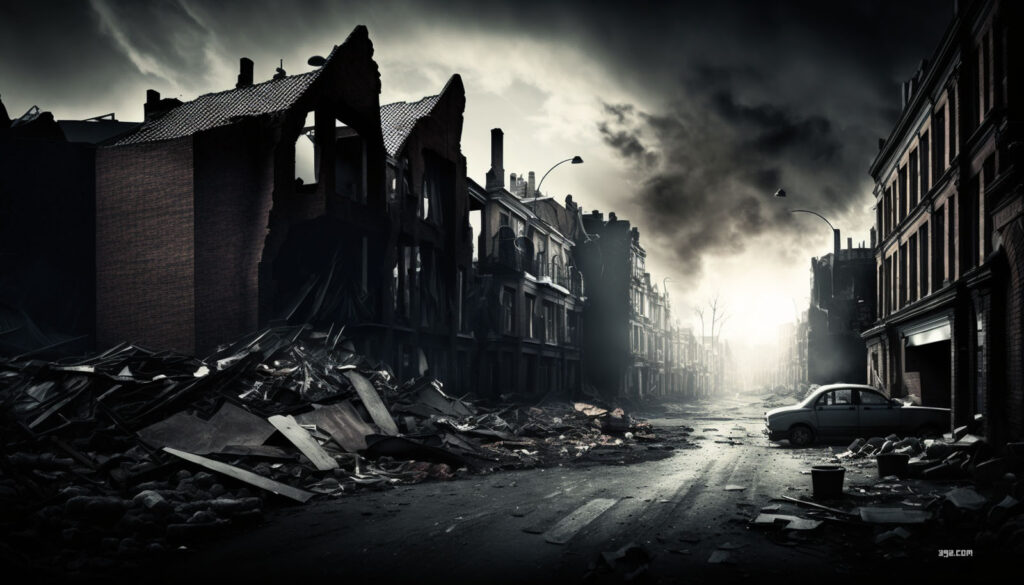 Rixster_photo_in_style_of_Pablo_Carpio_devastated_city_of_groni_89b8212f-a504-4ca0-b5ef-3032b7d8eab9