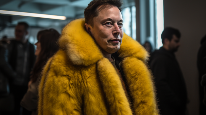 the__ed_Elon_musk_in_a_bright_yellow_furry_coat_7882171a-309b-4137-84b3-245da12fd559