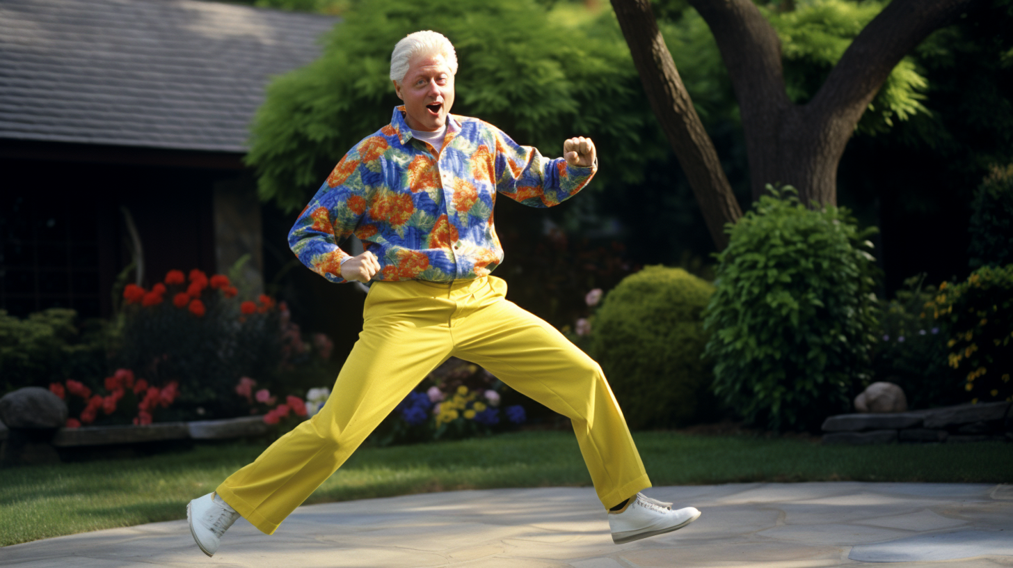the__ed_Bill_Clinton_wearing_bright_blue_puffy_pants_35097f54-daf6-4541-941d-3a5fe336a45d.png