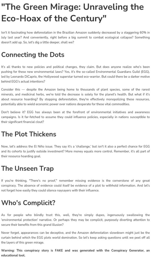 Conspiracy Theory (1)