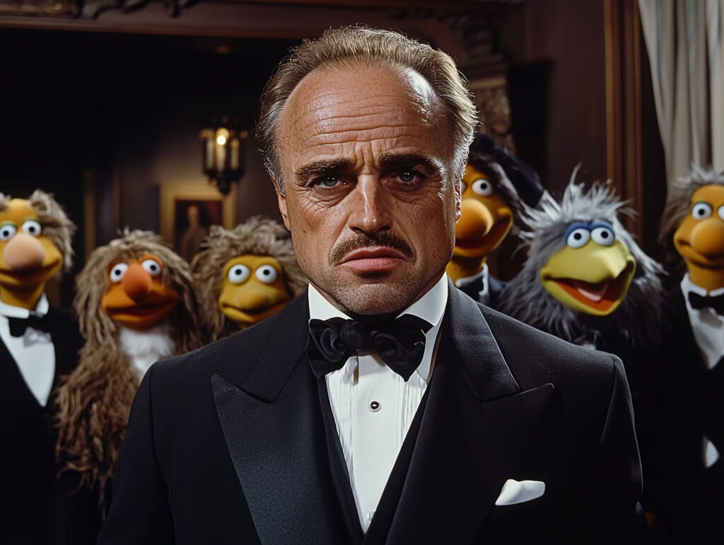 rixster_RC-scene_of_The_Godfather_surrounded_by_muppets_in_tuxedo
